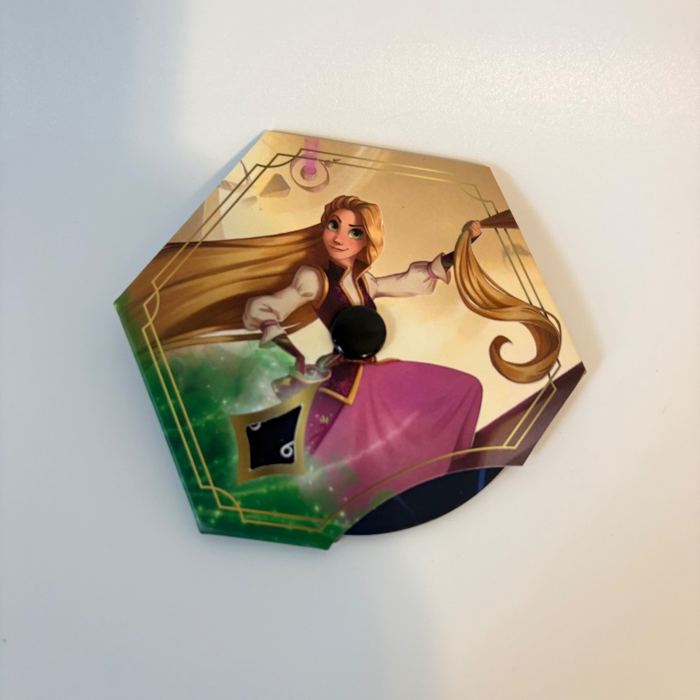 Disney Lorcana Lore Counter Rapunzel Hexagonal Tracker Ravensburger brand new